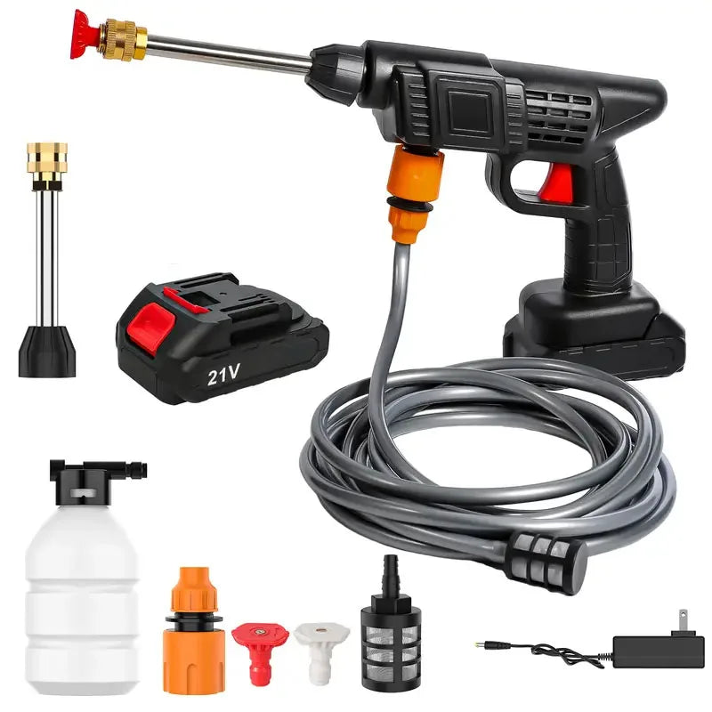 Makita-Nettoyeur haute pression sans fil, 50 bars, à eau, lavage de voiture, batterie 21V