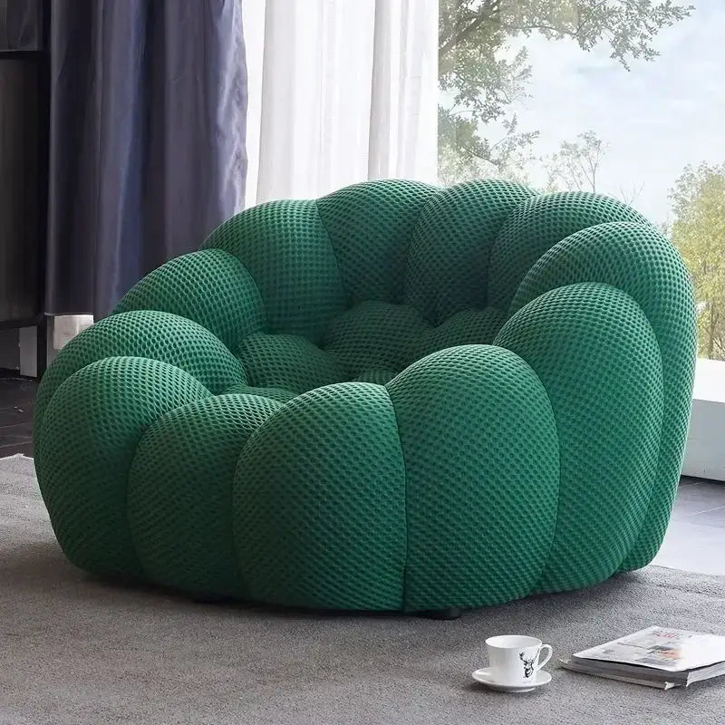 Ensemble de canapés de salon jaunes de styliste, meubles de luxe italiens Divano Soggiorno, tissu européen, Double Chaise nordique