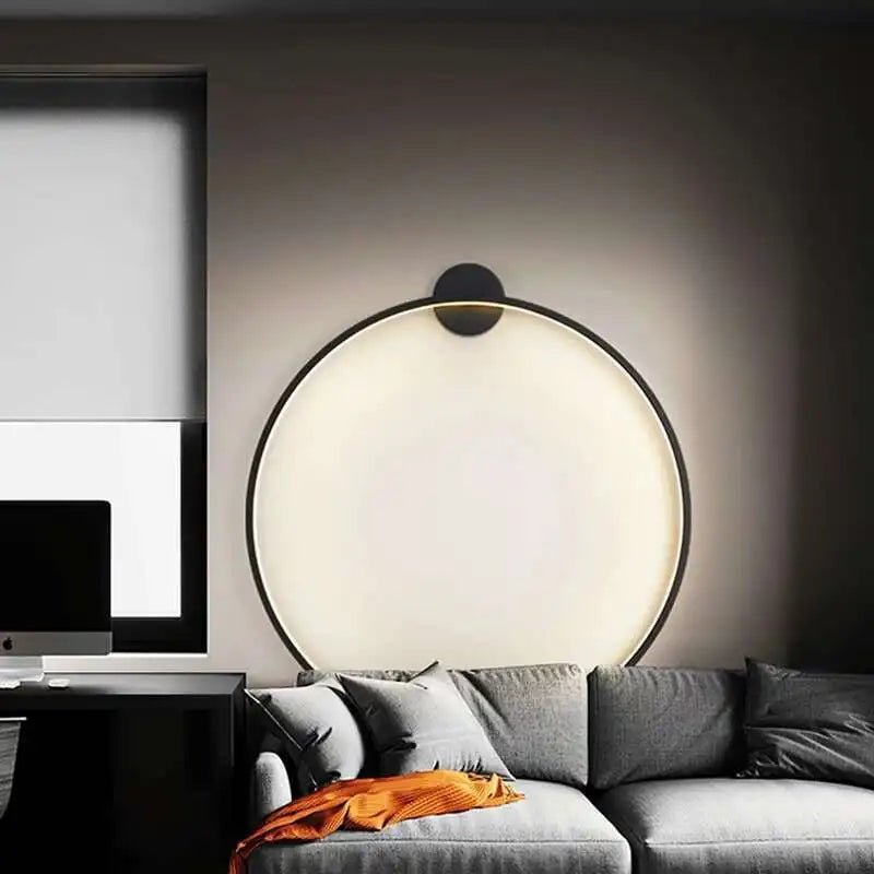 Applique murale LED en forme de lune pour chambre, chambre d'enfant, hall d'entrée, salon, coin café, couloir, galerie, bureau, loft, éclairage intérieur. - Maison & Déco
