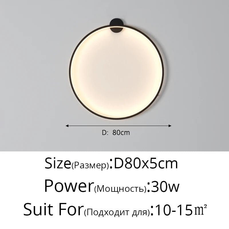 Applique murale LED en forme de lune pour chambre, chambre d'enfant, hall d'entrée, salon, coin café, couloir, galerie, bureau, loft, éclairage intérieur. - Maison & Déco