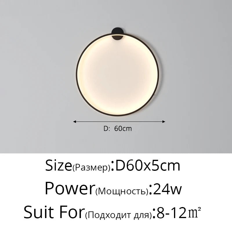 Applique murale LED en forme de lune pour chambre, chambre d'enfant, hall d'entrée, salon, coin café, couloir, galerie, bureau, loft, éclairage intérieur. - Maison & Déco