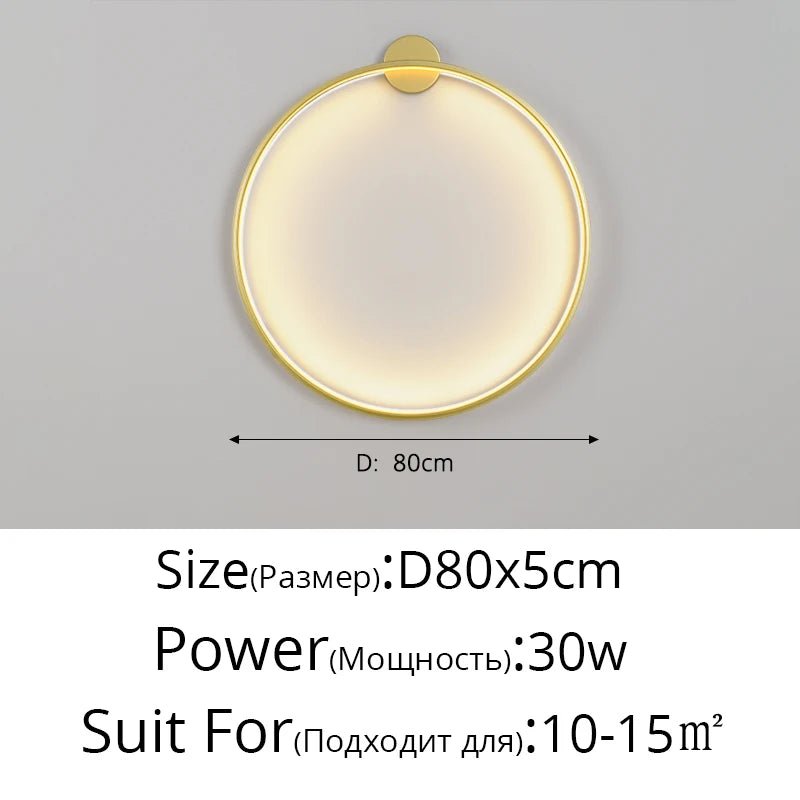 Applique murale LED en forme de lune pour chambre, chambre d'enfant, hall d'entrée, salon, coin café, couloir, galerie, bureau, loft, éclairage intérieur. - Maison & Déco