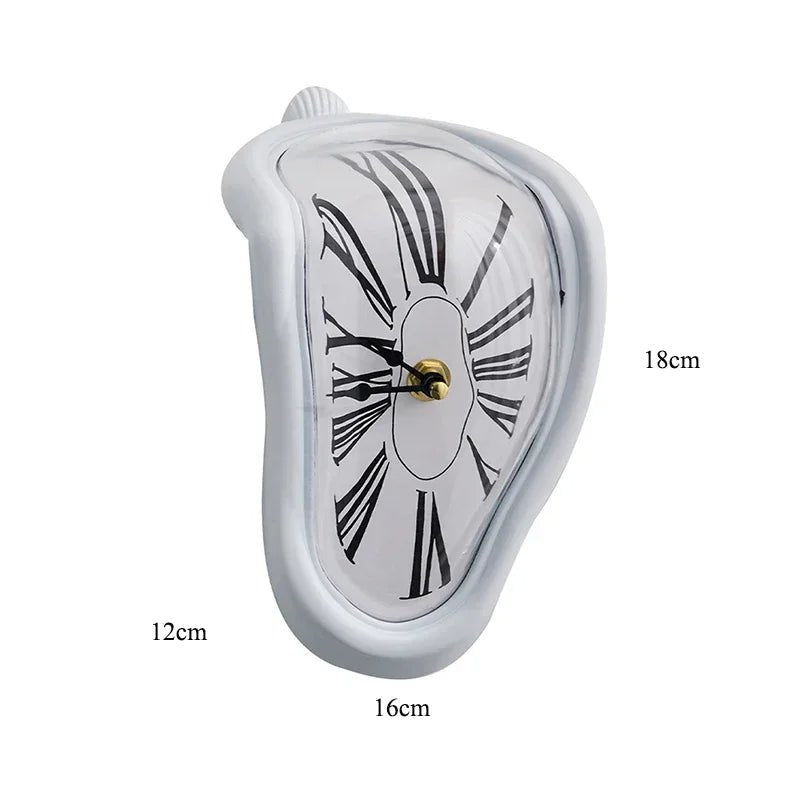 Horloges murales surréalistes fondues et déformées, style Salvador Dali. Décoration murale, cadeau pour la maison et le jardin. - Maison & Déco