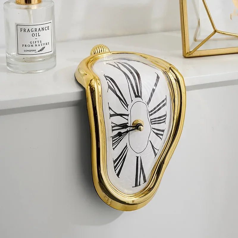 Horloges murales surréalistes fondues et déformées, style Salvador Dali. Décoration murale, cadeau pour la maison et le jardin. - Maison & Déco