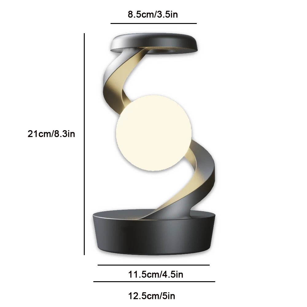 Lampe de bureau suspendue rotative RGB Moon Mood Light, veilleuse colorée suspendue et rotative - Maison & Déco