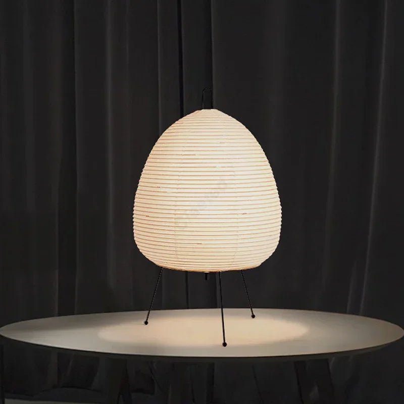 Lampe de table Akari Noguchi Yong, design japonais, lampe sur pied en papier de riz, décoration pour chambre, bureau, salon, bar - Maison & Déco
