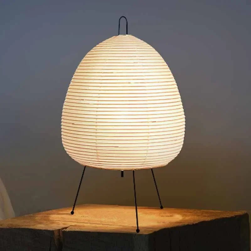 Lampe de table Akari Noguchi Yong, design japonais, lampe sur pied en papier de riz, décoration pour chambre, bureau, salon, bar - Maison & Déco