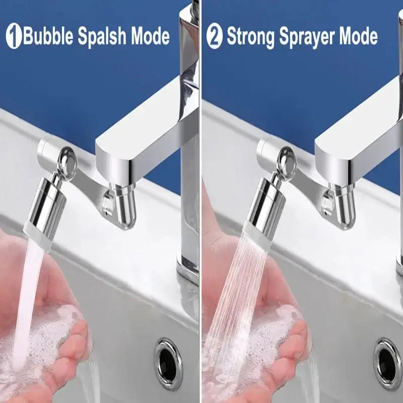 Métal 1080 ° Tête de pulvérisation de robinet à Rotation universelle, adaptateur 22/24mm, prolongateur de robinet de lavabo, aérateur, buse de barboteur, robinet de cuisine - Maison & Déco