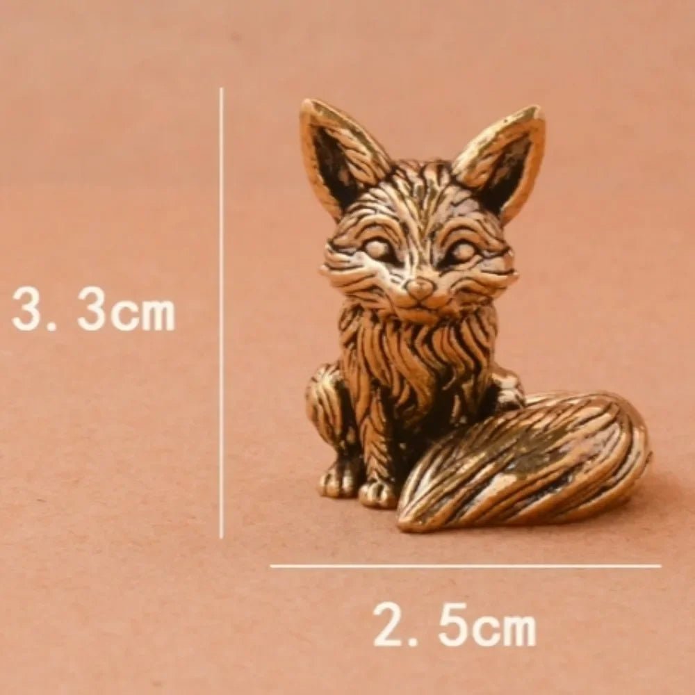 Ornement hibou en laiton fait main, style bohème, figurine créative, petit objet de décoration de bureau, cadeau unique pour la maison, décoration luxueuse. - Maison & Déco