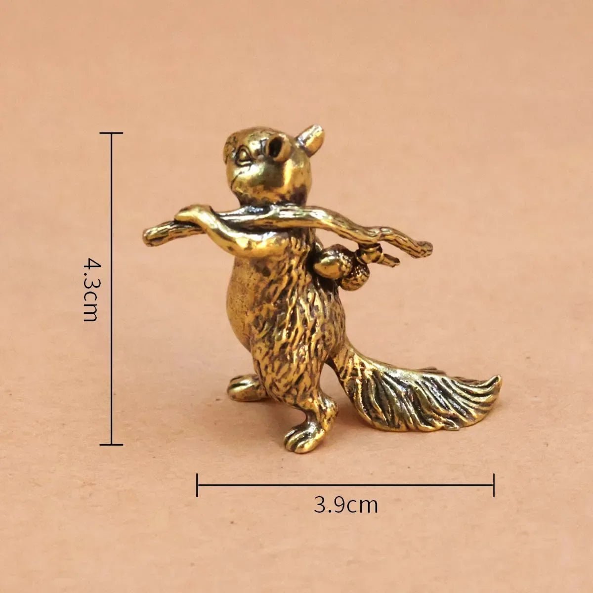 Ornement hibou en laiton fait main, style bohème, figurine créative, petit objet de décoration de bureau, cadeau unique pour la maison, décoration luxueuse. - Maison & Déco